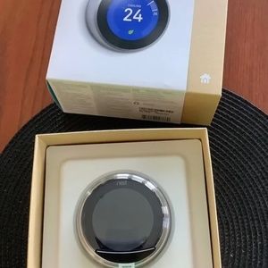 Google nest wifi smart learning thermostat 3rd gen. Stainless steel colour